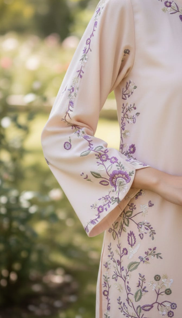 2PC - EMBROIDERED DRESS