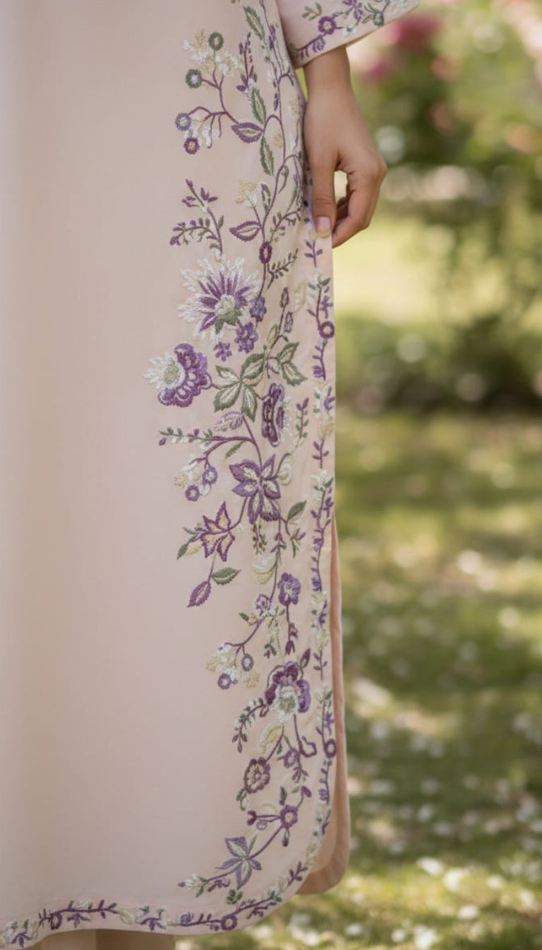 2PC - EMBROIDERED DRESS
