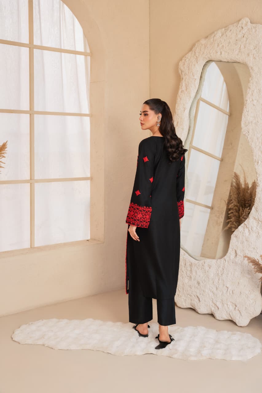 GLAZE EMBROIDERY 2PC