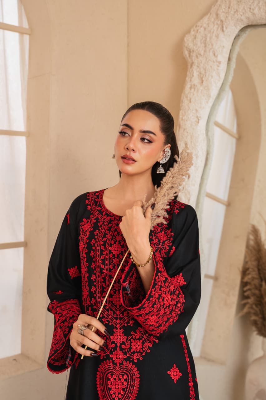 GLAZE EMBROIDERY 2PC