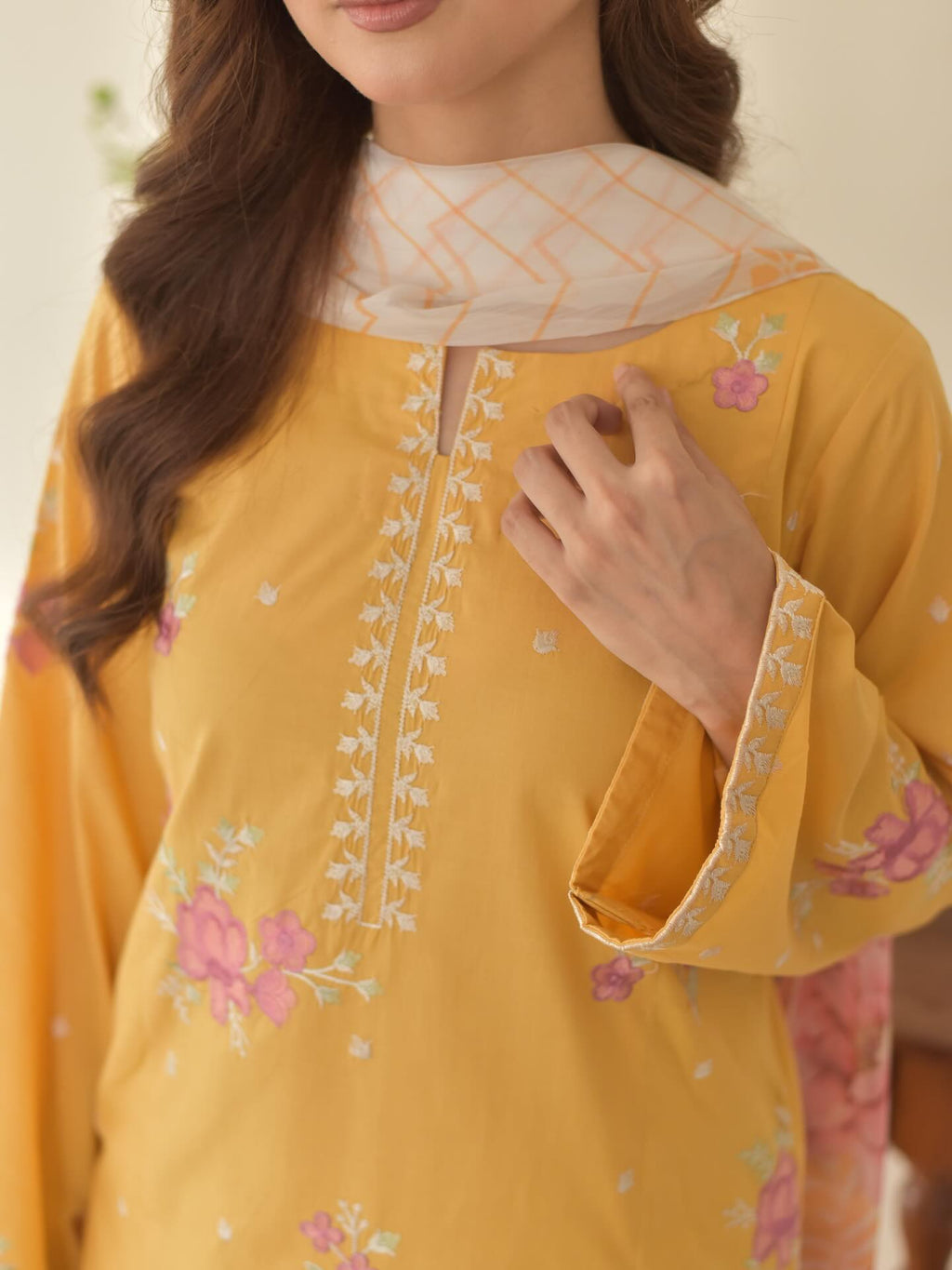 SUNFLOWER  EMBROIDERY 3PC